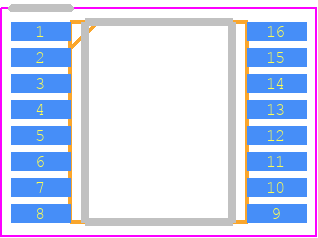 TAD2141-BIDA - TDK PCB footprint - Small Outline Packages - Small Outline Packages - TAD2141-BIDA