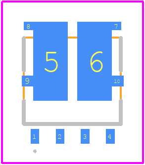 SQJ504EP - Vishay PCB footprint - Other - Other - PowerPAK® SO-8L DUAL_2021-1