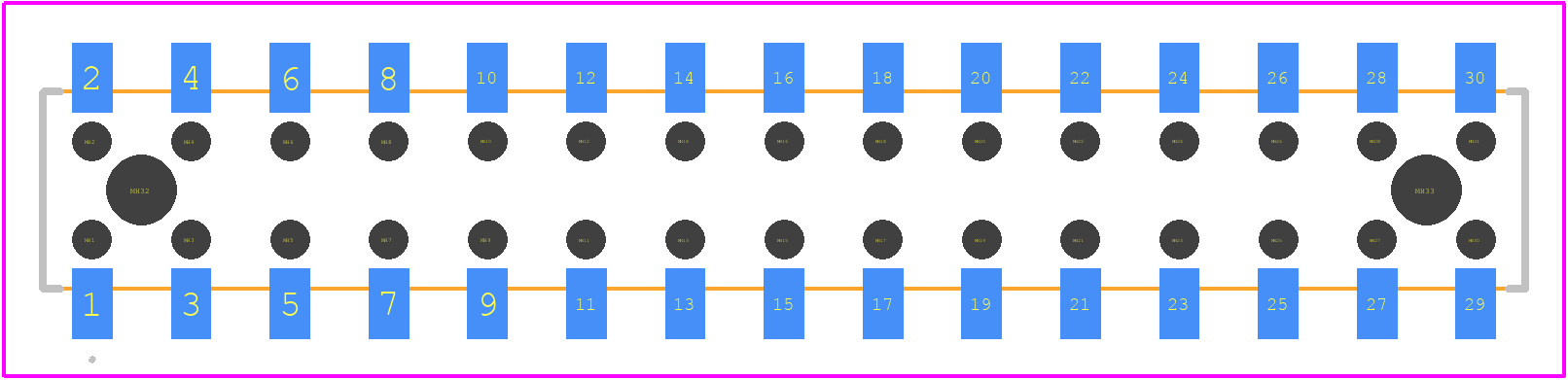 M20-7811545 - Harwin PCB footprint - Other - Other - M20-7811545