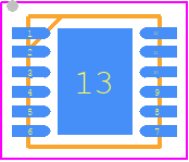 LT3652HVEDD#PBF - Analog Devices PCB footprint - Small Outline No-lead - Small Outline No-lead - 12-Lead Plastic DFN*