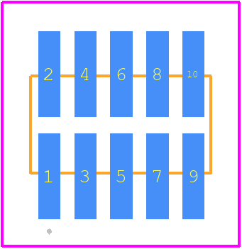 PH127-2x5MG-1.5 - Useconn Electronics PCB footprint - Other - Other - PH127-2x5MG-1.5-4