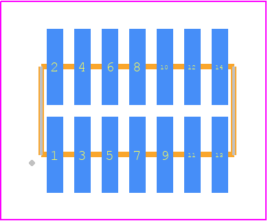 FTM-107-02-L-DV - SAMTEC PCB footprint - Other - Other - FTM-107-XX-Y-DV
