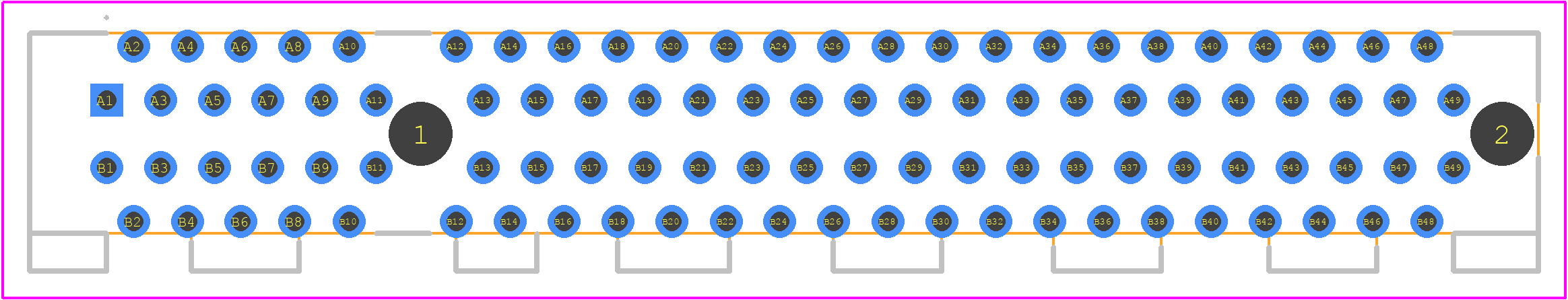 7-1734774-1 - TE Connectivity PCB footprint - Other - Other - 7-1734774-1-2