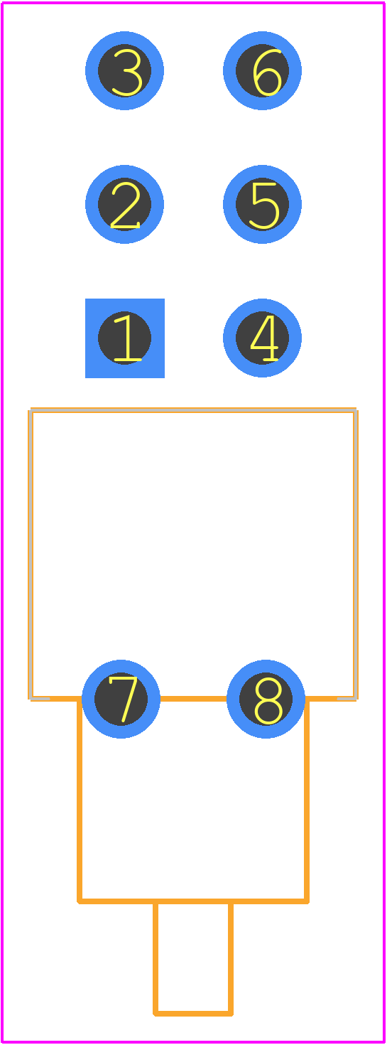 1825138-8 - TE Connectivity PCB footprint - Other - Other - 1825138-8