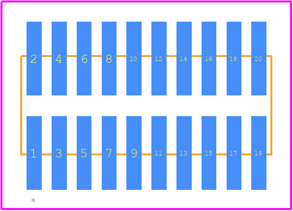 HTMS-110-53-S-D-SM - SAMTEC PCB footprint - Other - Other - HTMS-110-53-S-D-SM-2