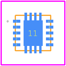 TPS61230DRCT - Texas Instruments PCB footprint - Other - Other - DRC0010G