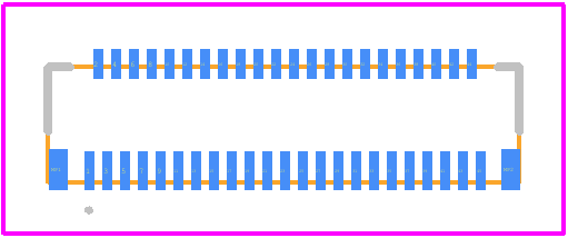 FH43BW-45S-0.2SHW(10) - Hirose PCB footprint - Other - Other - FH43BW-45S-0.2SHW(10)-2