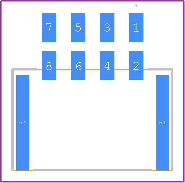 105405-2108 - Molex PCB footprint - Other - Other - 105405-2108-2