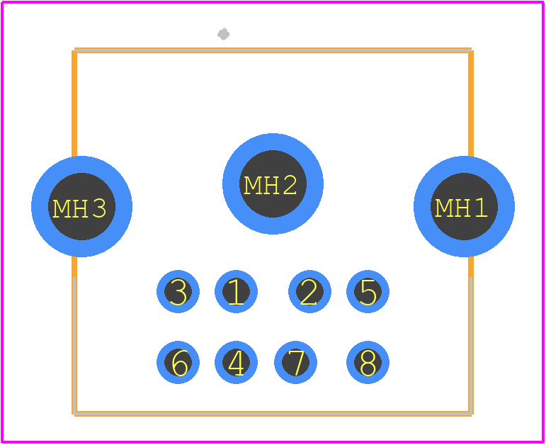 5749267-1 - TE Connectivity PCB footprint - Other - Other - 5749267-1-2