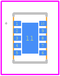 CCS811B-JOPD500 - ScioSense PCB footprint - Other - Other - CCS811B-JOPD500-1