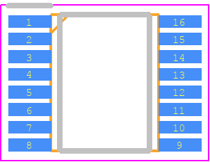 SSI2144 - Sound Semiconductor PCB footprint - Small Outline Packages - Small Outline Packages - PSSL16