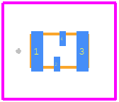 SiT1534AI-H4-DCC-00.001E - SiTime PCB footprint - Other - Other - 2.0 mm x 1.2 mm SMD