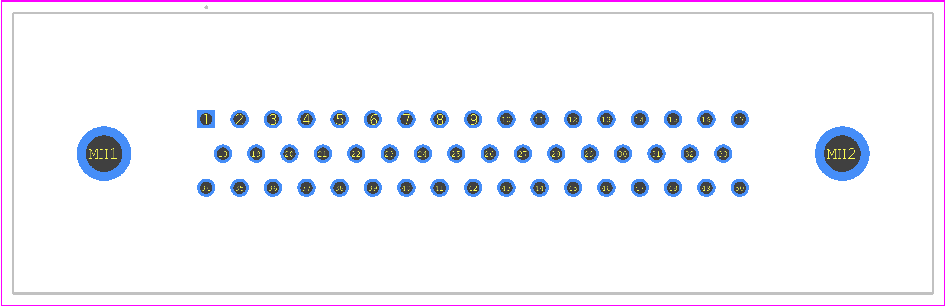 09676509675 - HARTING PCB footprint - Other - Other - 09676509675