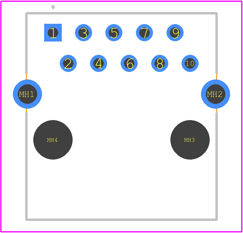 133188 - TE Connectivity PCB footprint - Other - Other - 133188