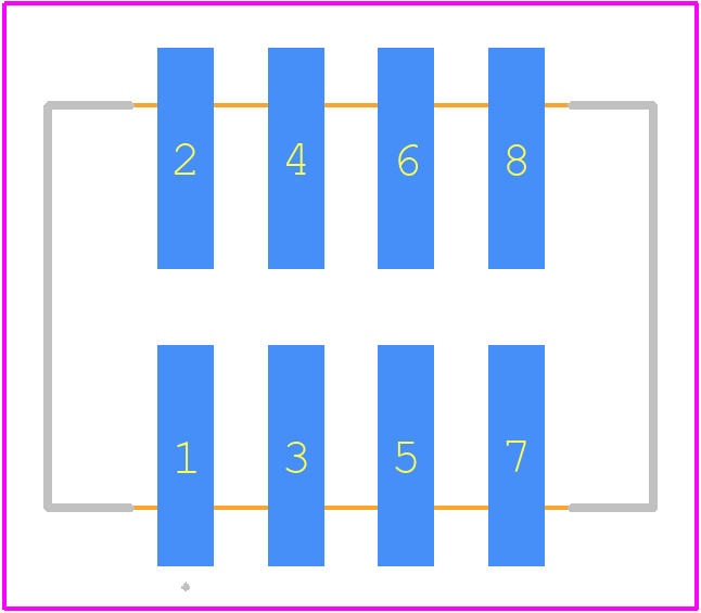 HTSS-104-01-T-DV - SAMTEC PCB footprint - Other - Other - HTSS-104-01-T-DV-5