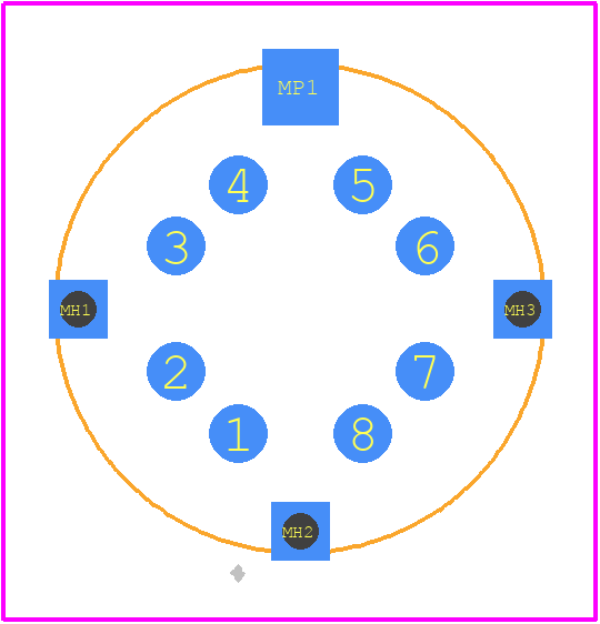 394811 - TE Connectivity PCB footprint - Other - Other - 394811-1