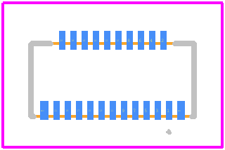 FH58-21S-0.2SHW(99) - Hirose PCB footprint - Other - Other - FH58-21S-0.2SHW(99)-2