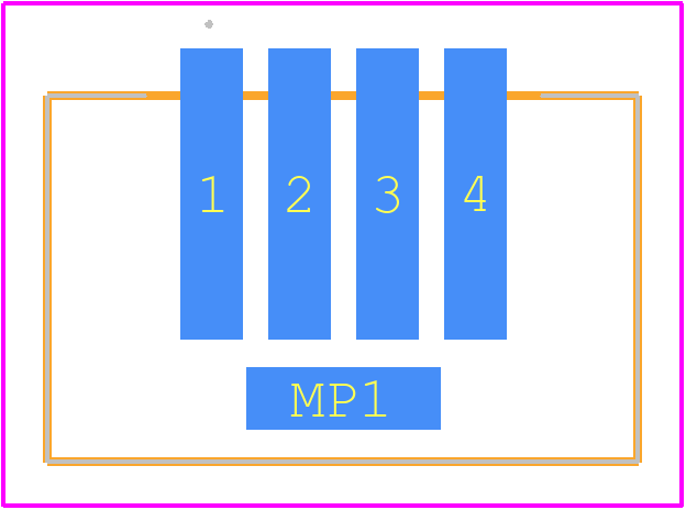 201201-0040 - Molex PCB footprint - Other - Other - 201201-0040-6