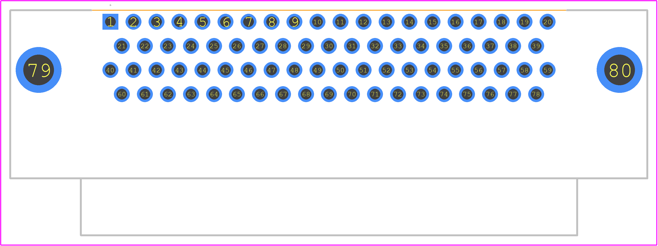634-078-263-032 - EDAC PCB footprint - Other - Other - 634-078-263-032-5