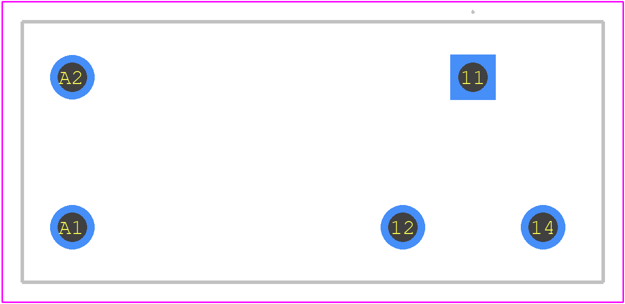 40.31.9.005.0000 - FINDER PCB footprint - Other - Other - 40.31.9.005.0000-4