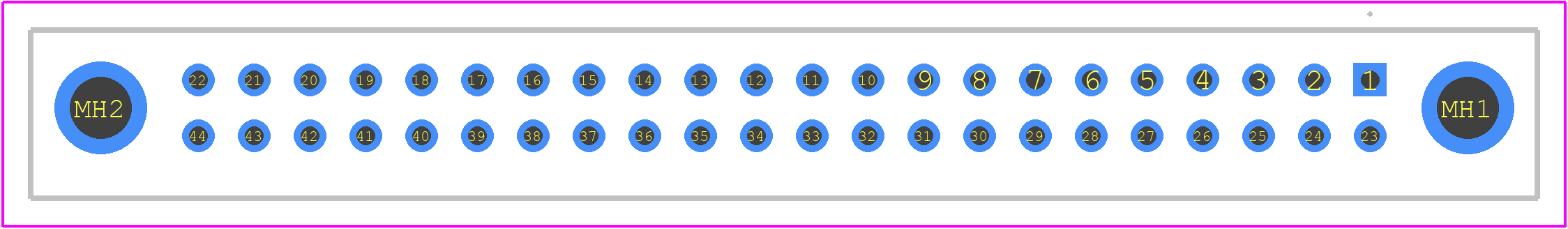 221YL44F24H - Nicomatic PCB footprint - Other - Other - 221YL44F24H-1