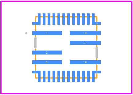 MP5048GU-Z - Monolithic Power Systems (MPS) PCB footprint - Other - Other - QFN-30 (5mmx5mm)