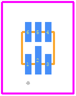 ESDA6V1-5P6 - STMicroelectronics PCB footprint - Other - Other - SOT-666IP_2025-2.2