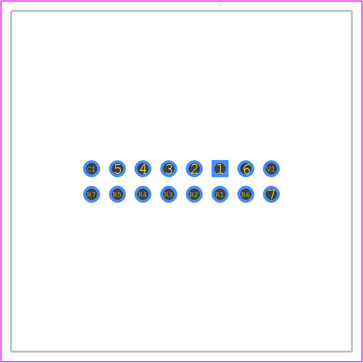 R591722610 - Radiall PCB footprint - Other - Other - R591722610-1