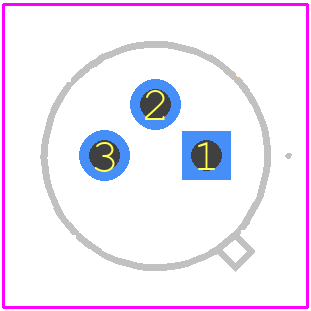 2N5114 - InterFET PCB footprint - Other - Other - TO-18