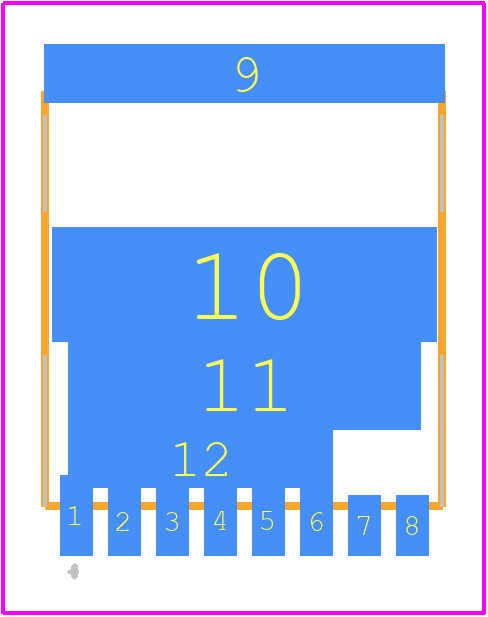 IGT60R070D1ATMA1 - Infineon PCB footprint - Other - Other - IGT60R070D1ATMA1-3