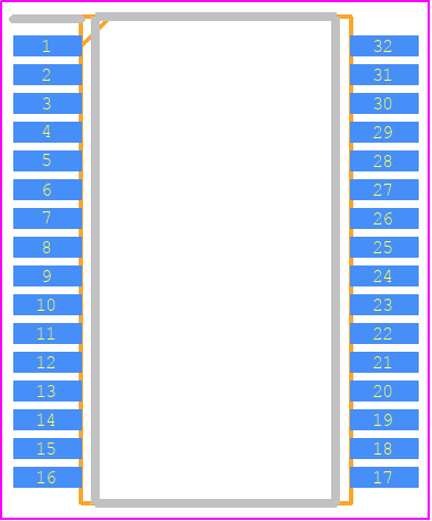 AN44066A-VF - Panasonic PCB footprint - Small Outline Packages - Small Outline Packages - SSOP032-P-0300B