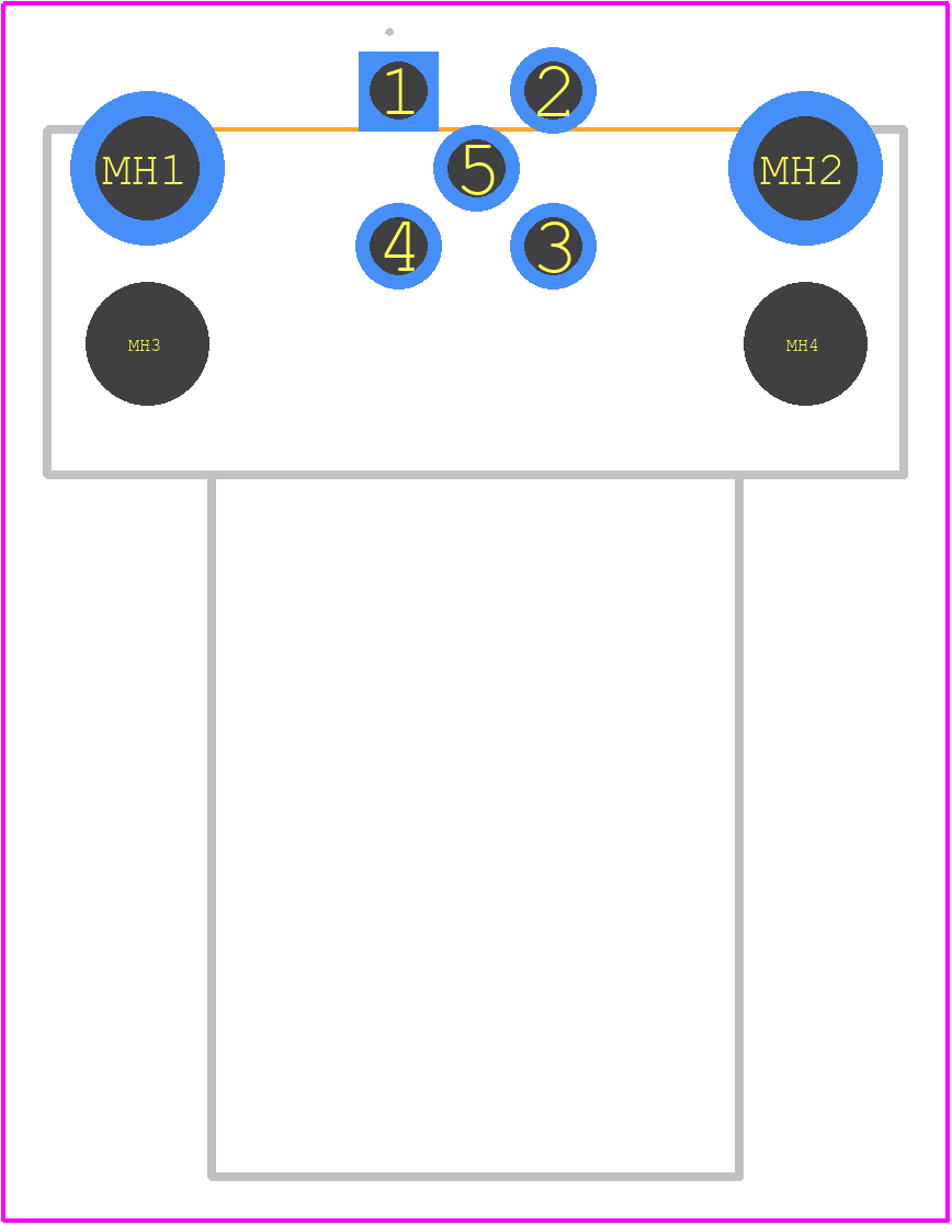 WFKFDH+4.5 - TURCK PCB footprint - Other - Other - WFKFDH+4.5