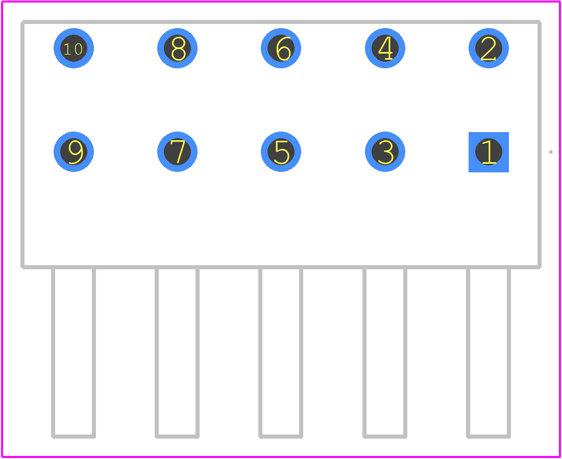1622970000 - Weidmüller PCB footprint - Other - Other - 1622970000