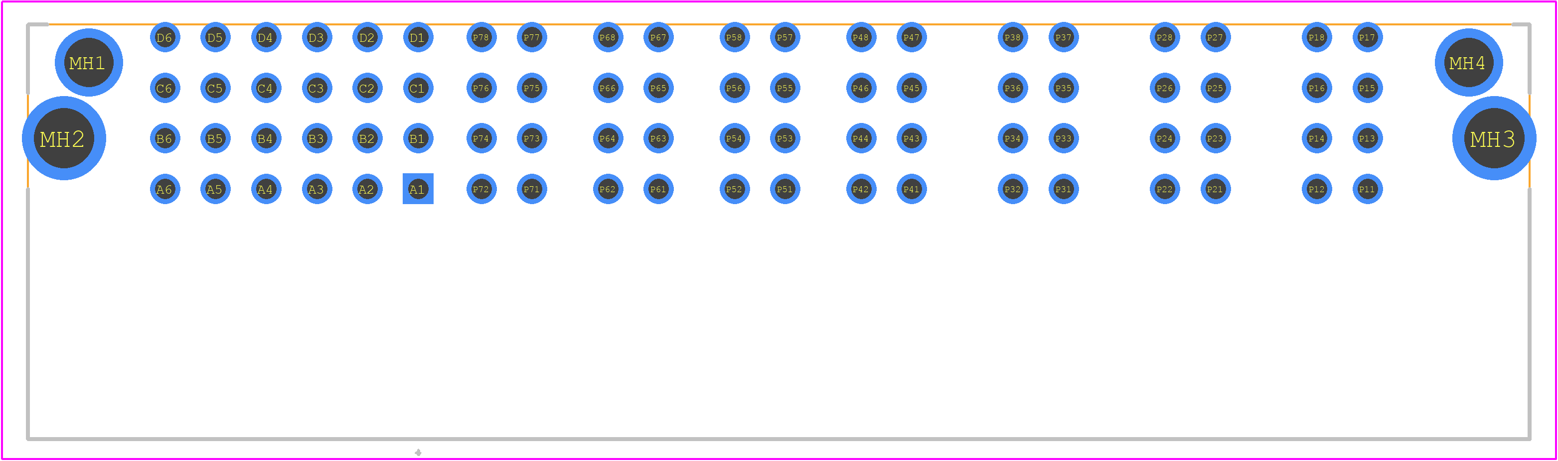 1-6450872-6 - TE Connectivity PCB footprint - Other - Other - 1-6450872-6-3