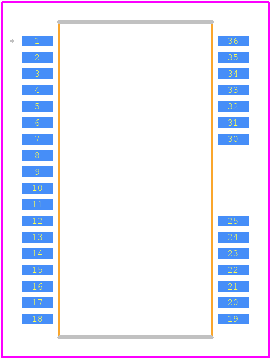 STGAP2HDMTR - STMicroelectronics PCB footprint - Other - Other -  SSOP 32 LEAD 300 MIL PKG .0315  P 