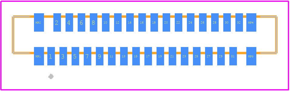 52559-3233 - Molex PCB footprint - Other - Other - 52559-3233-2