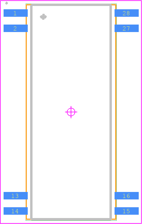 ISO122JUE4 - Texas Instruments PCB footprint - Other - Other - DVA (R-PDSO-G8/28)