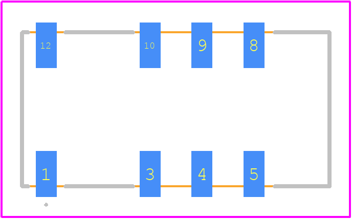 HFD3-V/12-S1R - Hongfa PCB footprint - Other - Other - HFD3-V/12-S1R-3