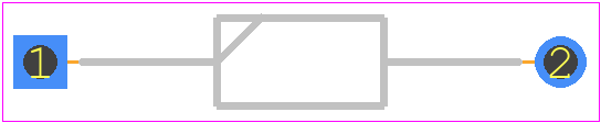 BAT48 - Galaxy PCB footprint - Diodes, Axial Diameter Horizontal Mounting - Diodes, Axial Diameter Horizontal Mounting - do-35