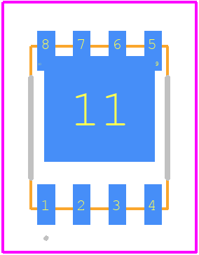 FDWS86368-F085 - onsemi PCB footprint - Other - Other - DFNW8 5.2x6.3, 1.27P CASE 507AU ISSUE A