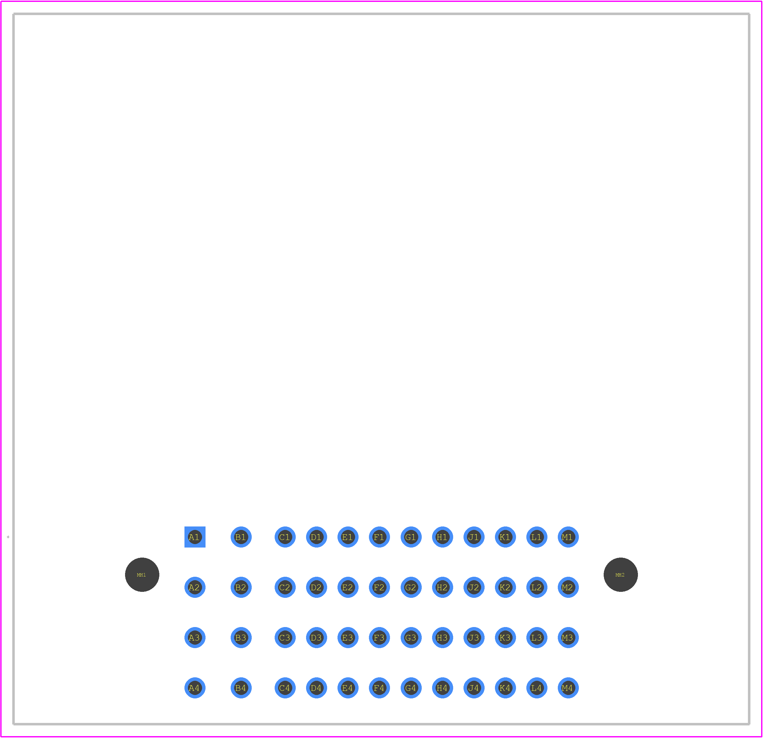 36638-0027 - Molex PCB footprint - Other - Other - 36638-0027-5