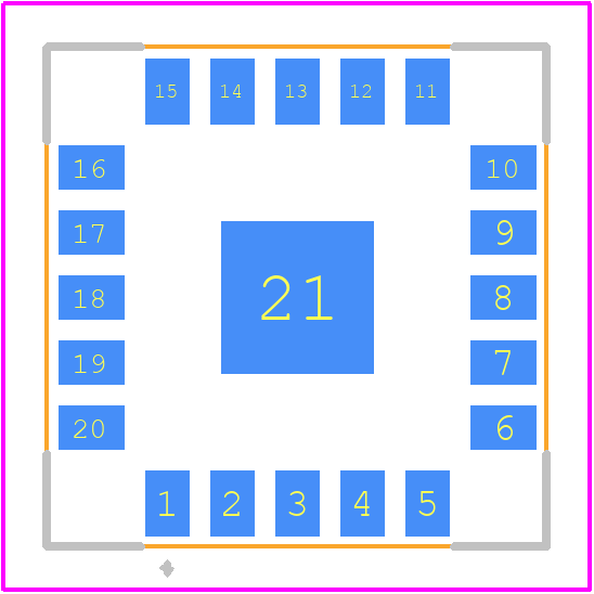 C11204-02 - Hamamatsu PCB footprint - Other - Other - C11204-02-3