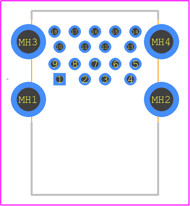 1003-004-01010 - CNC Tech PCB footprint - Other - Other - 1003-004-01010-2