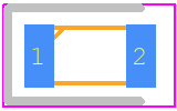 SFH 2716 A01 - ams OSRAM PCB footprint - LEDs Chip - LEDs Chip - SFH 2716 A01