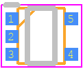 US5U2 - ROHM Semiconductor PCB footprint - SO Transistor Flat Lead - SO Transistor Flat Lead - TUMT5_2021