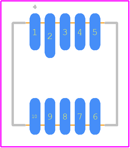820M1-6000 - TE Connectivity PCB footprint - Other - Other - 820M1-6000-4