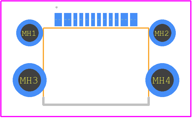 USB4520-03-0-A - GCT (GLOBAL CONNECTOR TECHNOLOGY) PCB footprint - Other - Other - USB4520-03-0-A-2