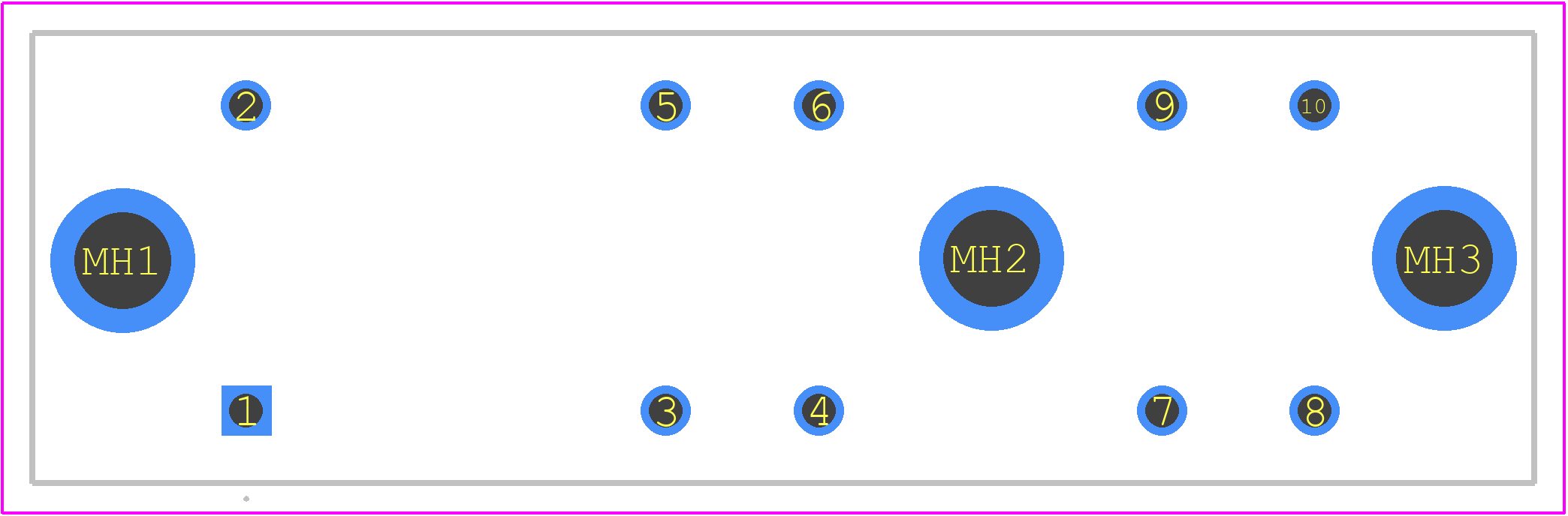 SF1V-4-61 - Idec PCB footprint - Other - Other - SF1V-4-61-2