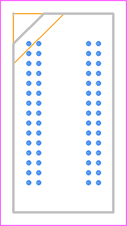MT48LC32M4A2BB-75IT - Micron PCB footprint - BGA - BGA - FBGA60-BALL, 8mm x 16mm