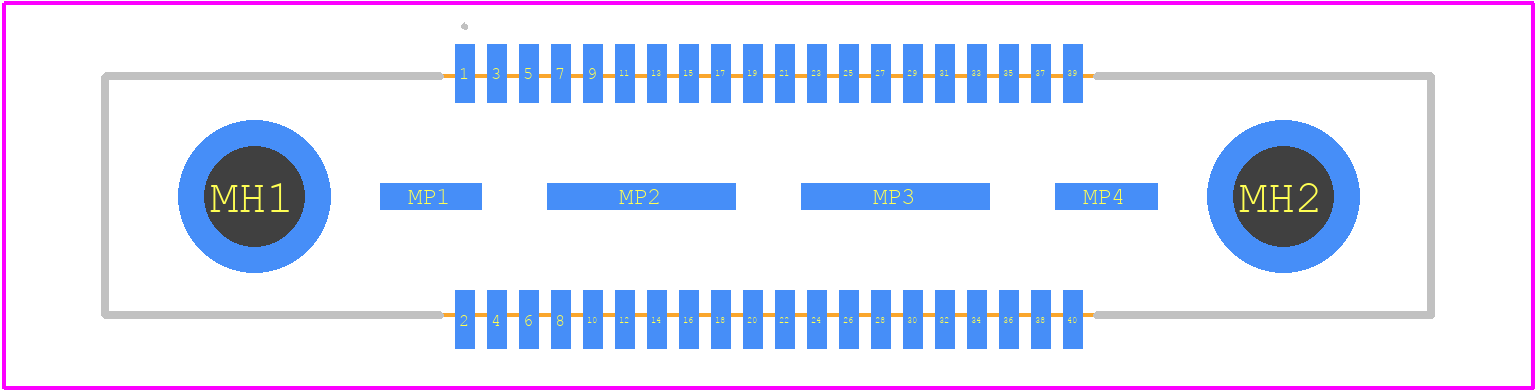 QTE-020-01-F-D-SD - SAMTEC PCB footprint - Other - Other - QTE-020-01-F-D-SD-3